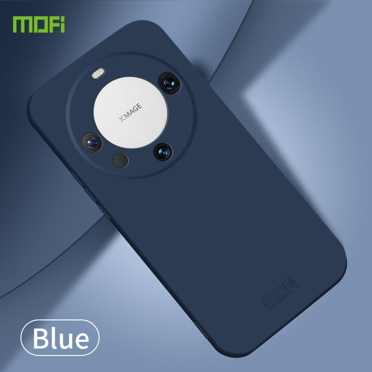 For Huawei Mate 60 MOFI Qin Series Skin Feel All-inclusive PC Phone Case(Blue) - Huawei Cases by MOFI | Online Shopping UK | buy2fix