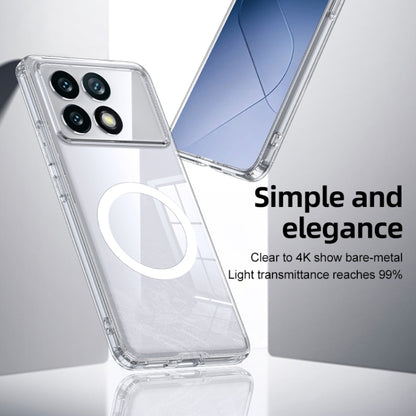 For Xiaomi 14 Ultra MagSafe Armor Clear TPU Hybrid PC Phone Case(Scrub Black) - 14 Ultra Cases by buy2fix | Online Shopping UK | buy2fix