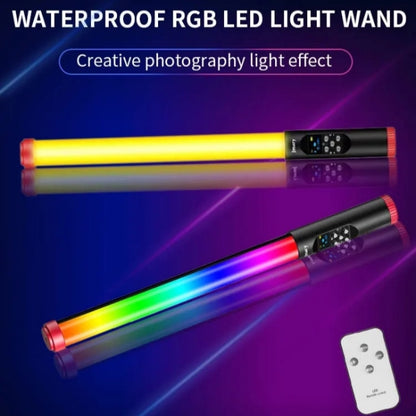 JMARY FM-128RGB Handheld LED Fill Light Outdoor Photography Light Waterproof RGB Light Stick -  by Jmary | Online Shopping UK | buy2fix