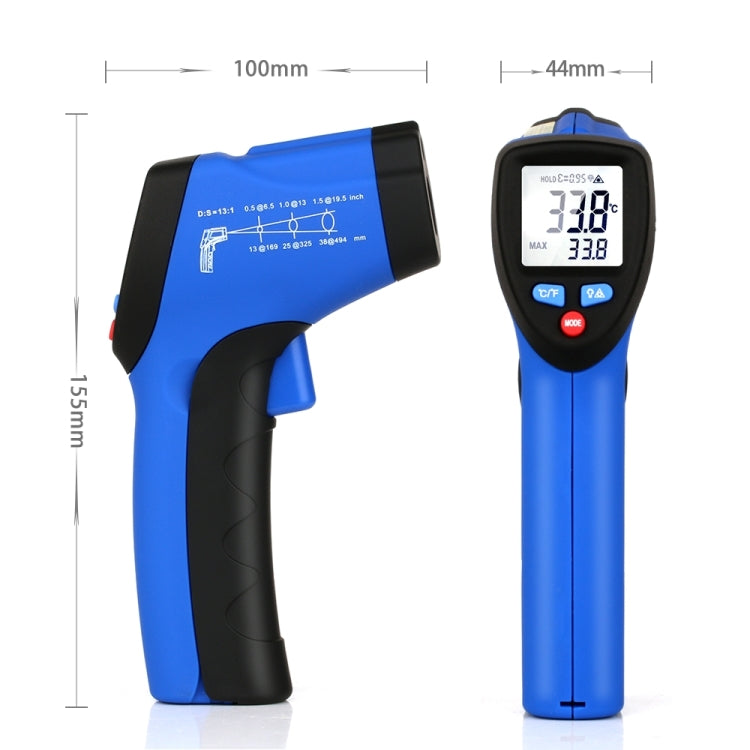 FLUS IR-801H -50～350℃Laser Infrared  Mini Handheld Portable Digital Electronic Outdoor Non-contact Thermometer - Thermostat & Thermometer by FLUS | Online Shopping UK | buy2fix