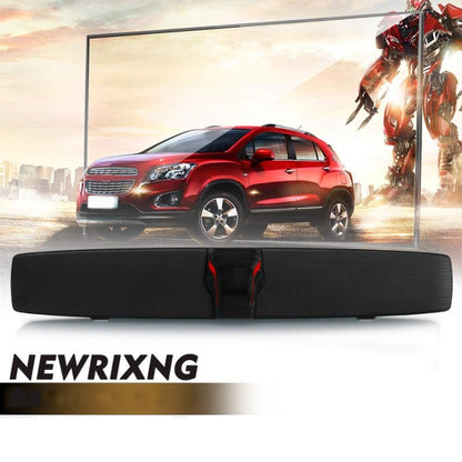 New Rixing NR7017 TWS Portable 10W Stereo Surround Soundbar Bluetooth Speaker with Microphone(Red) - Desktop Speaker by New Rixing | Online Shopping UK | buy2fix