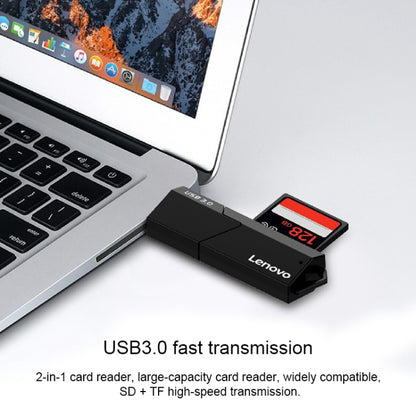 Lenovo D204 USB3.0 Two in One Card Reader -  by Lenovo | Online Shopping UK | buy2fix