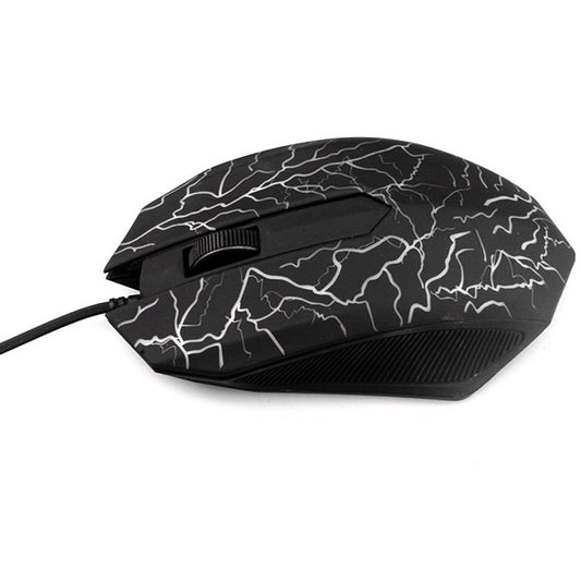 Small Special Shaped 3 Buttons USB Wired Luminous Gamer Computer Gaming Mouse(Black) - Computer & Networking by buy2fix | Online Shopping UK | buy2fix