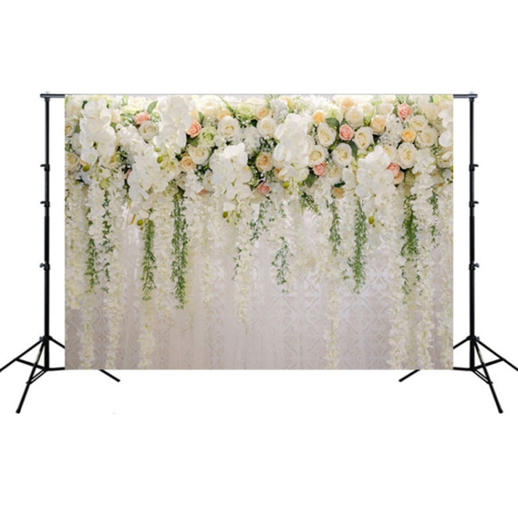 2.1m x 1.5m Flower Wall Simulation Rose Wedding Party Arrangement 3D Photography Background Cloth(H1) - Camera Accessories by buy2fix | Online Shopping UK | buy2fix