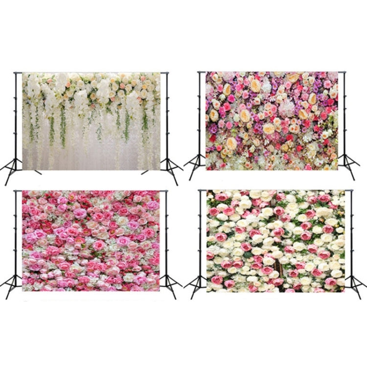 2.1m x 1.5m Flower Wall Simulation Rose Wedding Party Arrangement 3D Photography Background Cloth(H3) - Camera Accessories by buy2fix | Online Shopping UK | buy2fix