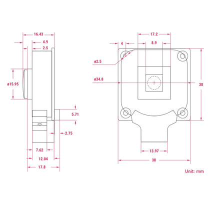 Waveshare For Raspberry Pi Camera M12 High Sensitivity Lens, 12.3MP IMX477R Sensor, 23945 - Raspberry Pi Accessories by WAVESHARE | Online Shopping UK | buy2fix