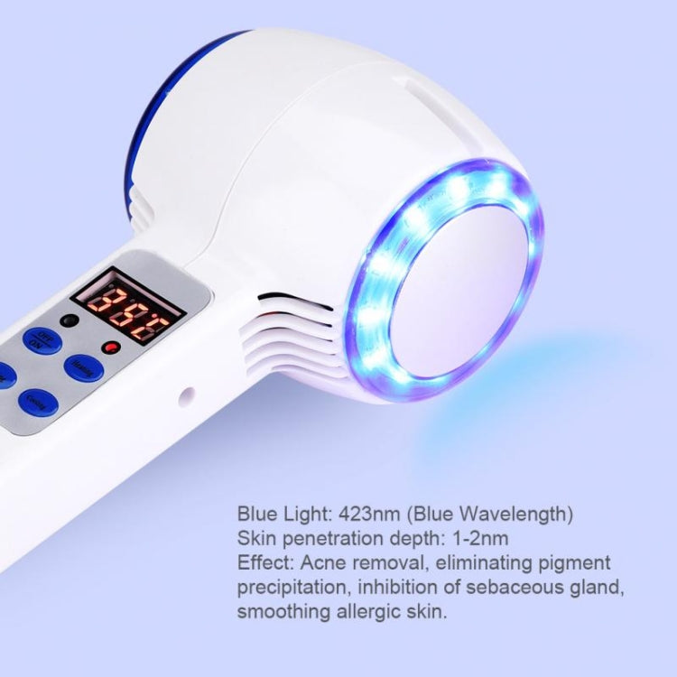 Face Care Device Hot Cold Hammer Cryotherapy Blue Photon Acne Treatment Skin Beauty Massager Lifting Rejuvenation Facial Machine - Beauty Instrument by buy2fix | Online Shopping UK | buy2fix