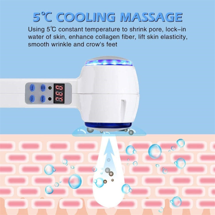 Face Care Device Hot Cold Hammer Cryotherapy Blue Photon Acne Treatment Skin Beauty Massager Lifting Rejuvenation Facial Machine - Beauty Instrument by buy2fix | Online Shopping UK | buy2fix