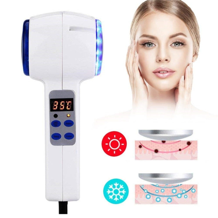 Face Care Device Hot Cold Hammer Cryotherapy Blue Photon Acne Treatment Skin Beauty Massager Lifting Rejuvenation Facial Machine - Beauty Instrument by buy2fix | Online Shopping UK | buy2fix