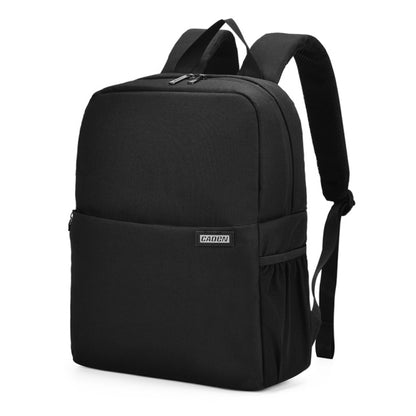 CADeN L4 Double-layer Casual Computer Backpack Multi-function Digital Camera Bag (Black) - Camera Accessories by CADeN | Online Shopping UK | buy2fix