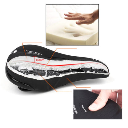 PROMEND Bicycle Seat Cushion Comfortable Hollow Thick Mountain Bike Saddle - Outdoor & Sports by PROMEND | Online Shopping UK | buy2fix