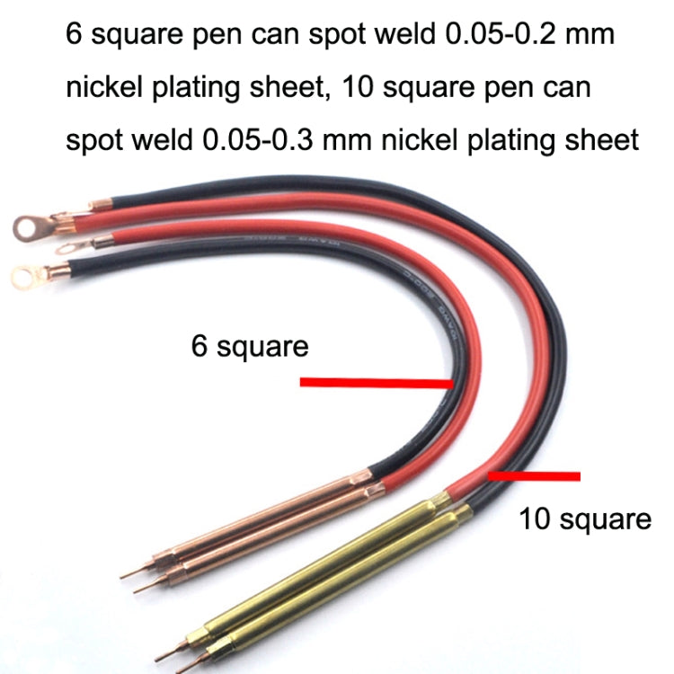 Lead-Acid Battery Version 12V Digital Display DIY Battery Spot Welding Machine Pen Control, Style:6 Square Pen With Case - Home & Garden by buy2fix | Online Shopping UK | buy2fix