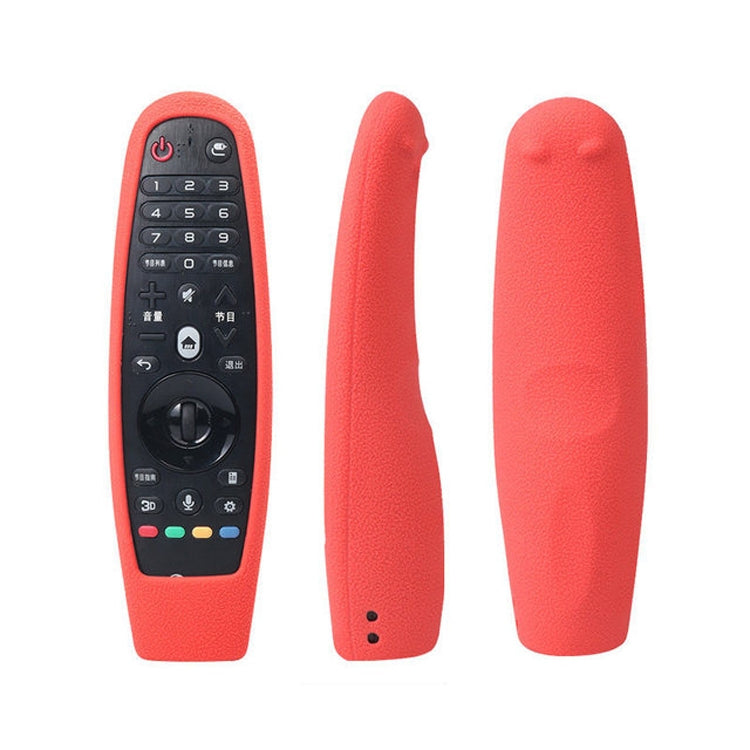 Suitable for LG Smart TV Remote Control Protective Case AN-MR600 AN-MR650a Dynamic Remote Control Silicone Case(Black) - Remote Control Covers by buy2fix | Online Shopping UK | buy2fix