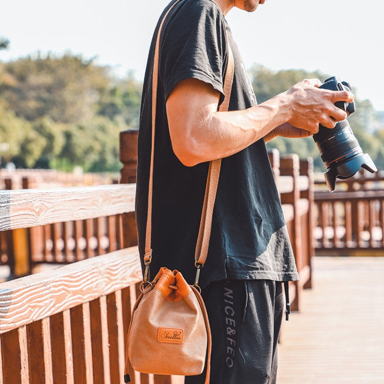 S.C.COTTON Camera Lens Protection Bag Liner Bag Waterproof Camera Storage Bag, Size: L(Blue) - Soft Bag by S.C.COTTON | Online Shopping UK | buy2fix