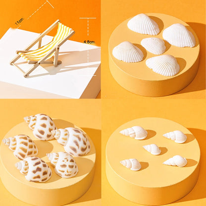 Ordinary Beach Series Photography Props Decoration Still Life Jewelry Food Set Shot Photo Props(Yellow) - Camera Accessories by buy2fix | Online Shopping UK | buy2fix