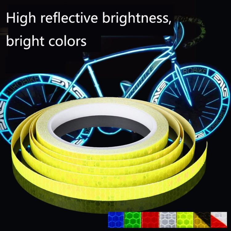 10 Rolls Bicycle Mountain Bike Motorcycle Sticker Car Contour Reflective Sticker Night Riding Reflective Sticker 1 x 800cm(Red White) - Decorative Accessories by buy2fix | Online Shopping UK | buy2fix