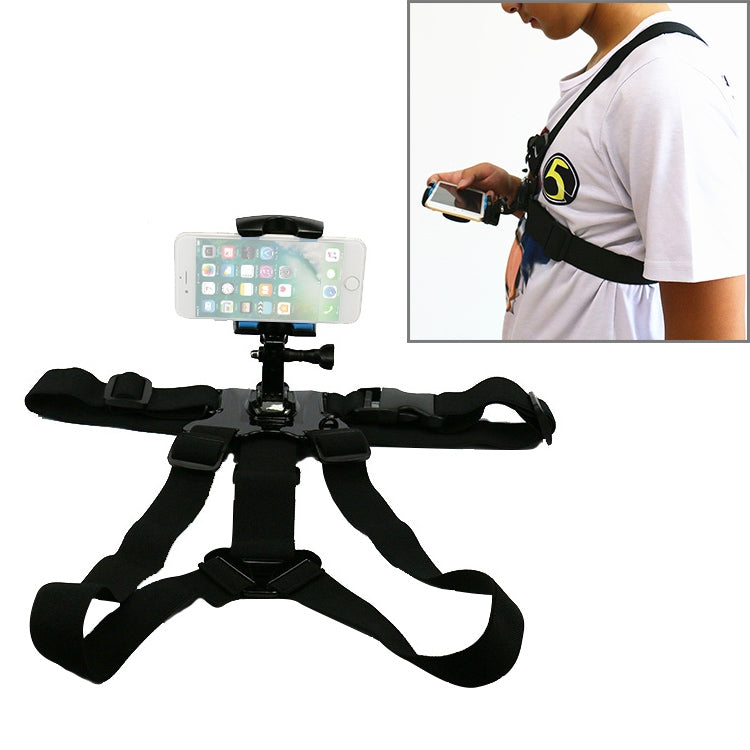 Chest Fixed Strap Mobile Phone Holder for 4-6.5 inch Mobile Phone - Consumer Electronics by buy2fix | Online Shopping UK | buy2fix