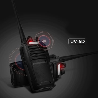 Baofeng BF-UV6D Civil Hotel Outdoor Construction Site Mobile High-power Walkie-talkie, Plug Specifications:AU Plug - Handheld Walkie Talkie by Baofeng | Online Shopping UK | buy2fix