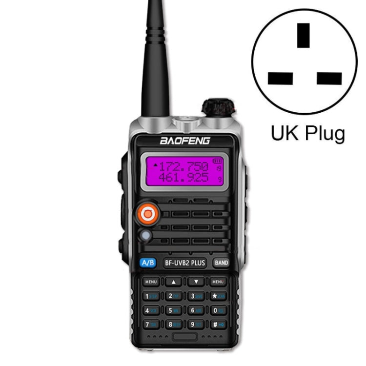 Baofeng BF-B2Plus Outdoor 50km Mini High-power FM Walkie-talkie, Plug Specifications:UK Plug - Handheld Walkie Talkie by Baofeng | Online Shopping UK | buy2fix