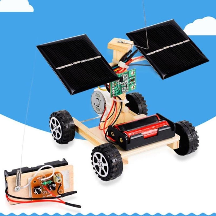DIY Mini Wooden Car Wireless Remote Control Vehicle Model Kids Toys - Model Toys by buy2fix | Online Shopping UK | buy2fix