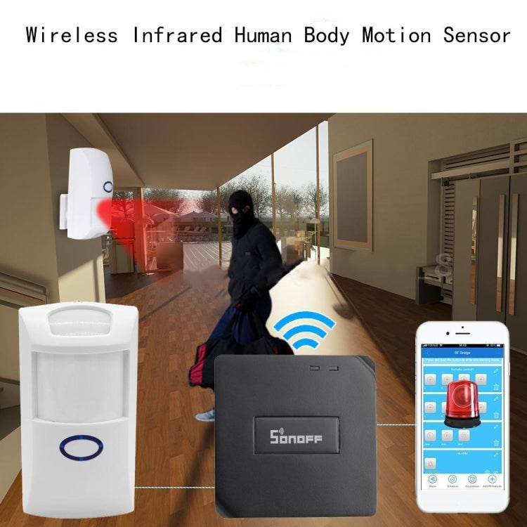 CT60 PIR2 Wireless Infrared Detector Human Body Motion Sensor Wall-Mounted for Smart Home Security Alarm Smart Remote - Consumer Electronics by Sonoff | Online Shopping UK | buy2fix