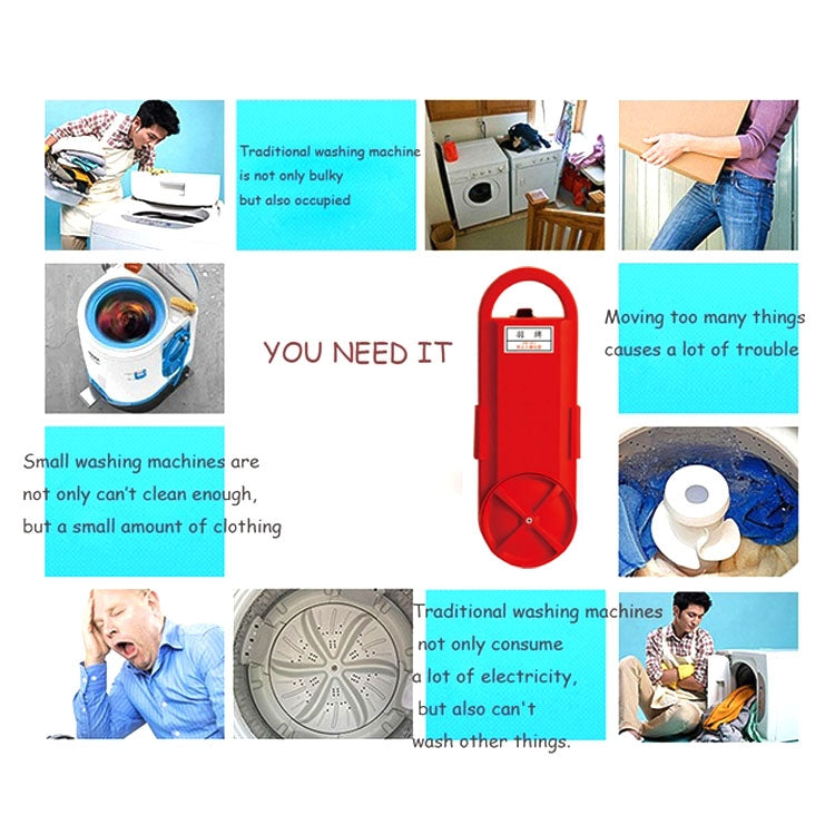 HX-02DS Household Portable Small Portable Washing Machine, CN Plug - Home & Garden by buy2fix | Online Shopping UK | buy2fix