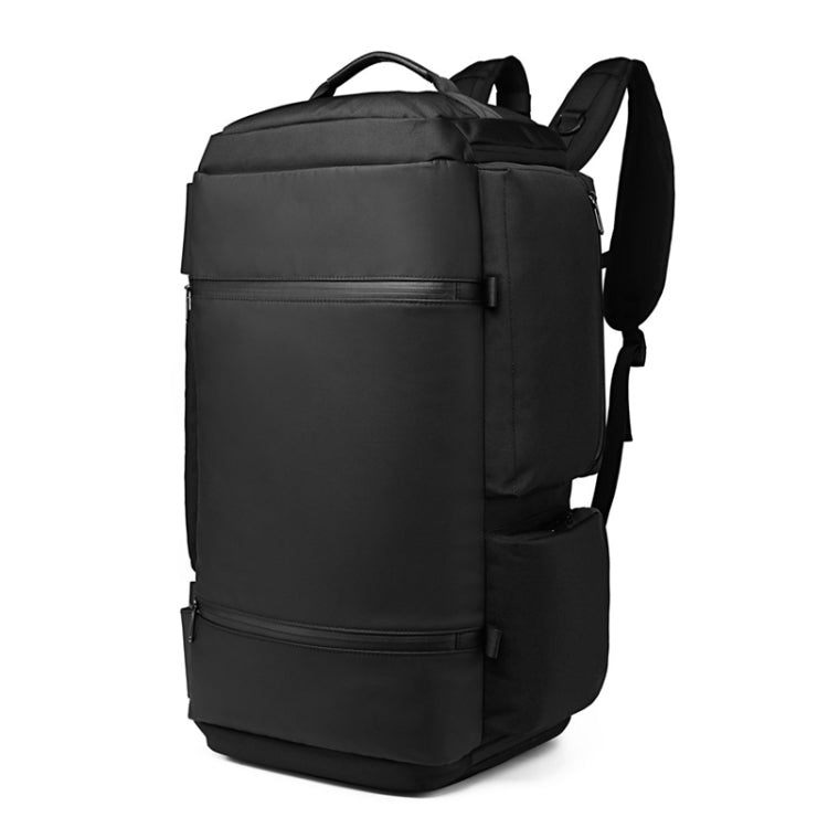 Ozuko 9326 Men Outdoor Multifunctional Anti-theft Backpack Sports Waterproof Travel Shoulders Bag with External USB Charging Port(Black) - Backpacks by Ozuko | Online Shopping UK | buy2fix