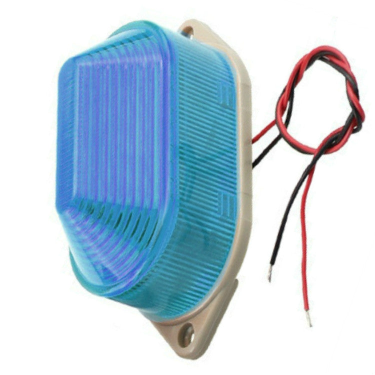 DC24V Led Mini Strobe Signal Warning Light Silent Warning Light(Blue) - Warning Lights by buy2fix | Online Shopping UK | buy2fix
