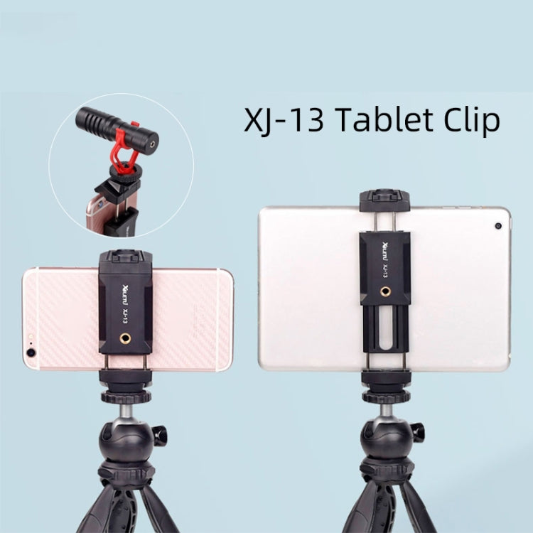 Xiletu Xj-13  Live BroadcastTripod Mount Phone Clamp with 1/4 inch Screw Holes & Cold Shoe Base - Other Accessories by Xiletu | Online Shopping UK | buy2fix