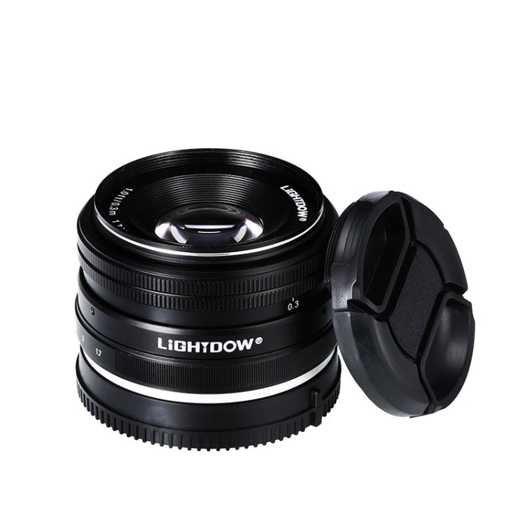 LIGHTDOW 35mm F1.7 E-Mount Manual Fixed Focus Lens for Sony - Auxiliary Lens by LIGHTDOW | Online Shopping UK | buy2fix