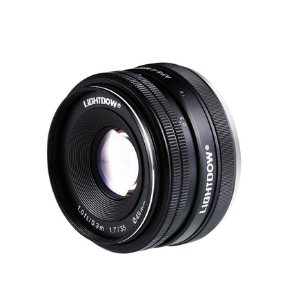 LIGHTDOW 35mm F1.7 E-Mount Manual Fixed Focus Lens for Sony - Auxiliary Lens by LIGHTDOW | Online Shopping UK | buy2fix