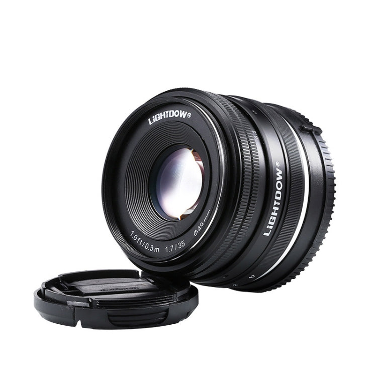 LIGHTDOW 35mm F1.7 E-Mount Manual Fixed Focus Lens for Sony - Auxiliary Lens by LIGHTDOW | Online Shopping UK | buy2fix