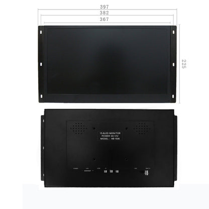 ZGYNK HB1303Q Embedded Industrial Capacitive Touch Display, US Plug, Size: 15.6 inch, Style:Capacitor - LCD Monitors by ZGYNK | Online Shopping UK | buy2fix