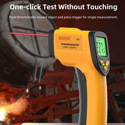 BSIDE H1 550 Degree Celsius Infrared Thermometer Handheld Non-Contact Thermometer - Thermostat & Thermometer by BSIDE | Online Shopping UK | buy2fix