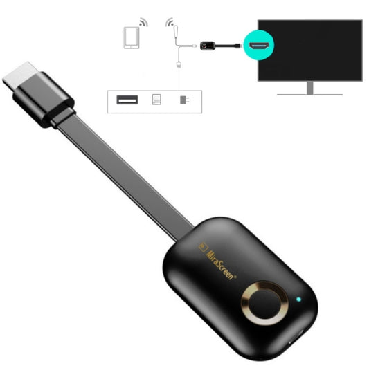 Mirascreen G9 Wireless HDMI Multi-Screen Interaction HD 4K On-Screen Device, Style:5G (Single Core 1080P) - Consumer Electronics by Mirascreen | Online Shopping UK | buy2fix