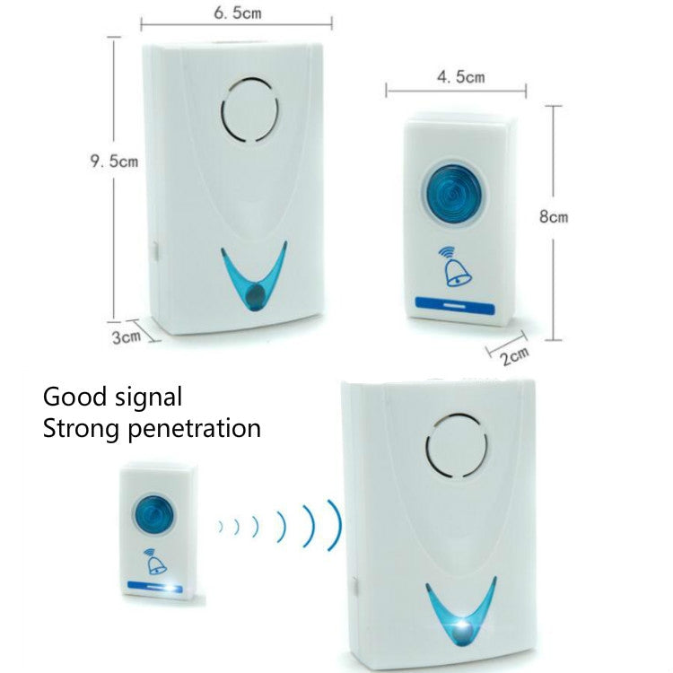 AST-15 Home Wireless Doorbell 1 In 1 Long-Distance Remote Control Electronic Doorbell Old Pager - Security by buy2fix | Online Shopping UK | buy2fix