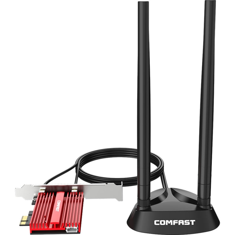 COMFAST CF-AX200 Plus Dual-Band High-Power Wireless Network Card 3000Mbps High-Speed WiFi PCI-E Gaming Wireless Network Card(AX200 Plus) - Add-on Cards by COMFAST | Online Shopping UK | buy2fix