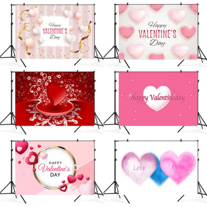 2.1m x 1.5m Valentines Day Photo Party Layout Props Photography Background Cloth(004) - Camera Accessories by buy2fix | Online Shopping UK | buy2fix