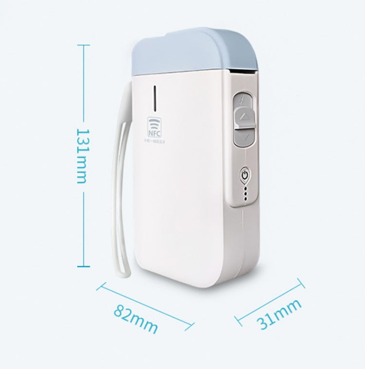 B100 Handheld Portable Bluetooth Mini Label Receipt Printer USB Charging Printer, Specification: Machine+White Label 5 Rolls - Consumer Electronics by buy2fix | Online Shopping UK | buy2fix