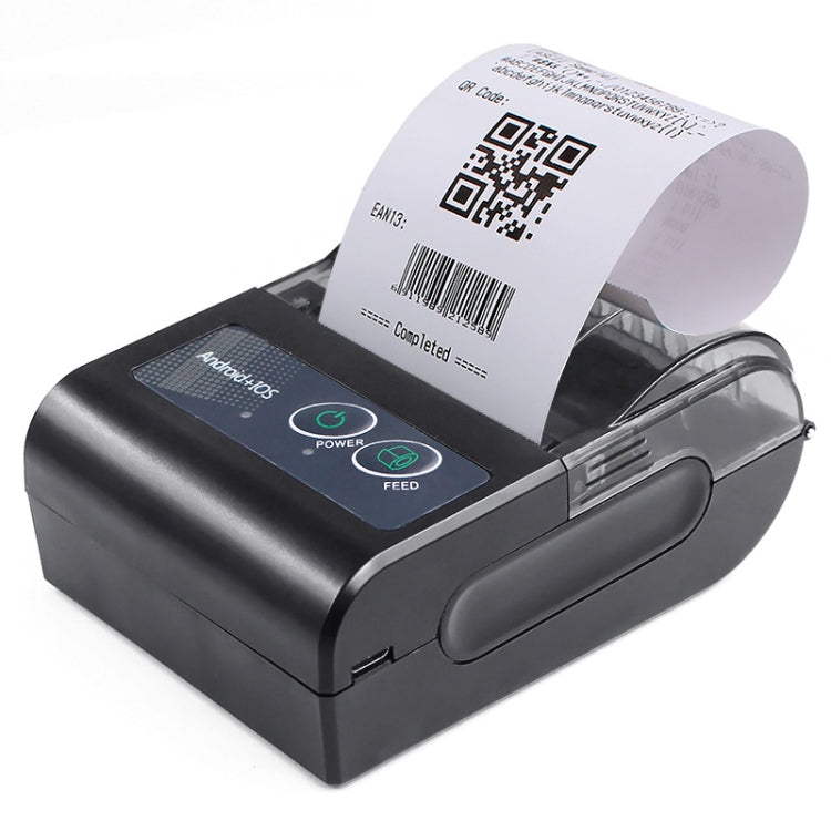 58HB6 Portable Bluetooth Thermal Printer Label Takeaway Receipt Machine, Supports Multi-Language & Symbol/Picture Printing, Model: EU Plug (Brazilian Portuguese) - Consumer Electronics by buy2fix | Online Shopping UK | buy2fix