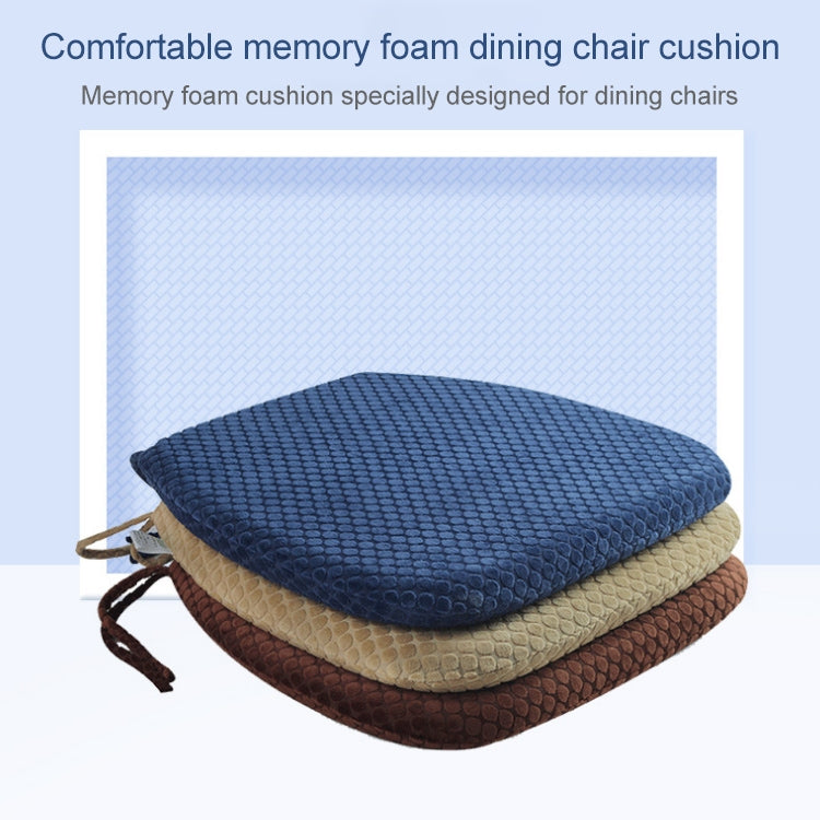 Memory Foam Thicken Stool Cushion Sofa Window Sill Bay Window Seat Cushion, Colour: Bandage (Navy Blue) - Cushions & Pillows by buy2fix | Online Shopping UK | buy2fix