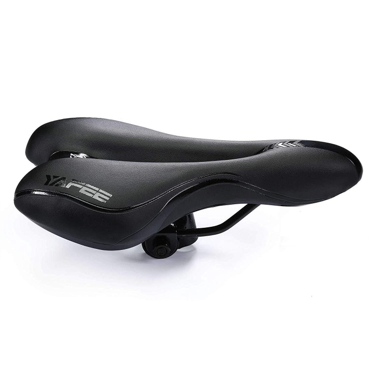 YAFEE YF-1034-3 Soft Mountain Bike Seat Mountain Bike Hollow Breathable Saddle Seat Cushion Bicycle Seat(Black) - Outdoor & Sports by YAFEE | Online Shopping UK | buy2fix