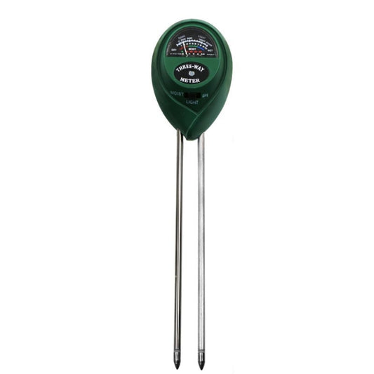 3 In 1 Soil Detector PH Value Light Intensity Test Pen Round Head Soil Dry Moisture Meter - Consumer Electronics by buy2fix | Online Shopping UK | buy2fix