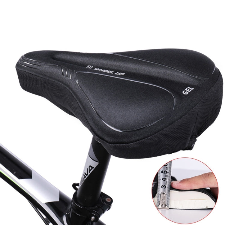 Wheel Up Bicycle Silicone Cushion Cover Mountain Bike Thickening GEL Saddle Cover Riding Equipment(Large) - Bicycle Saddle by Wheel UP | Online Shopping UK | buy2fix