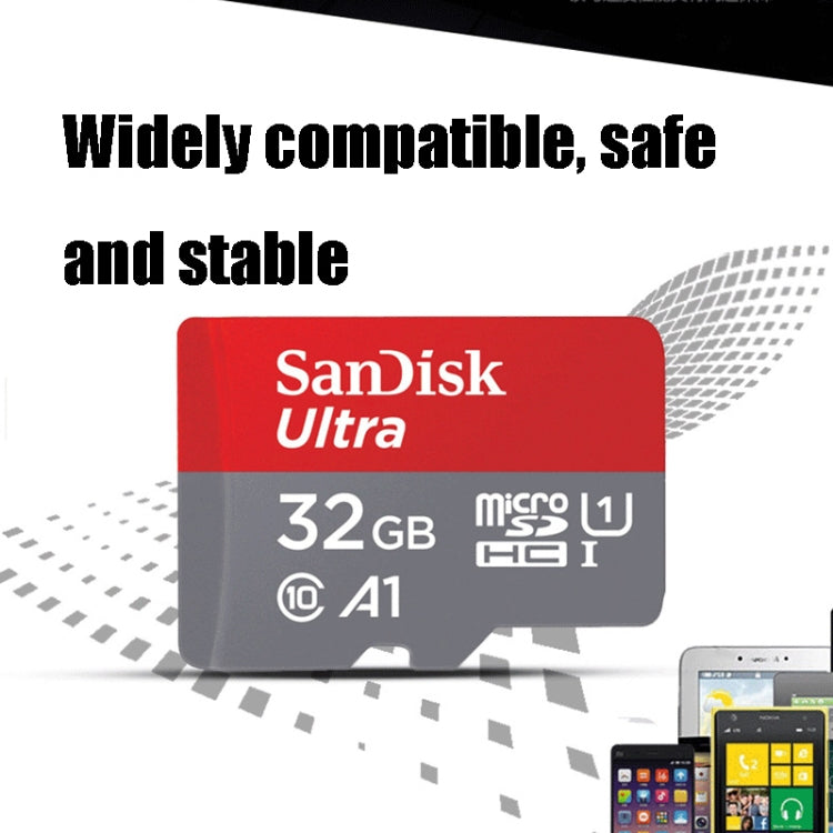 SanDisk A1 Monitoring Recorder SD Card High Speed Mobile Phone TF Card Memory Card, Capacity: 128GB-100M/S - Micro SD Card by SanDisk | Online Shopping UK | buy2fix