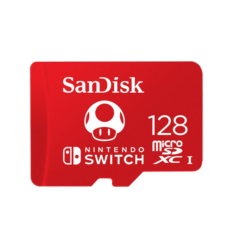 SanDisk SDSQXAO TF Card Micro SD Memory Card for Nintendo Switch Game Console, Capacity: 128GB Red - Micro SD Card by SanDisk | Online Shopping UK | buy2fix