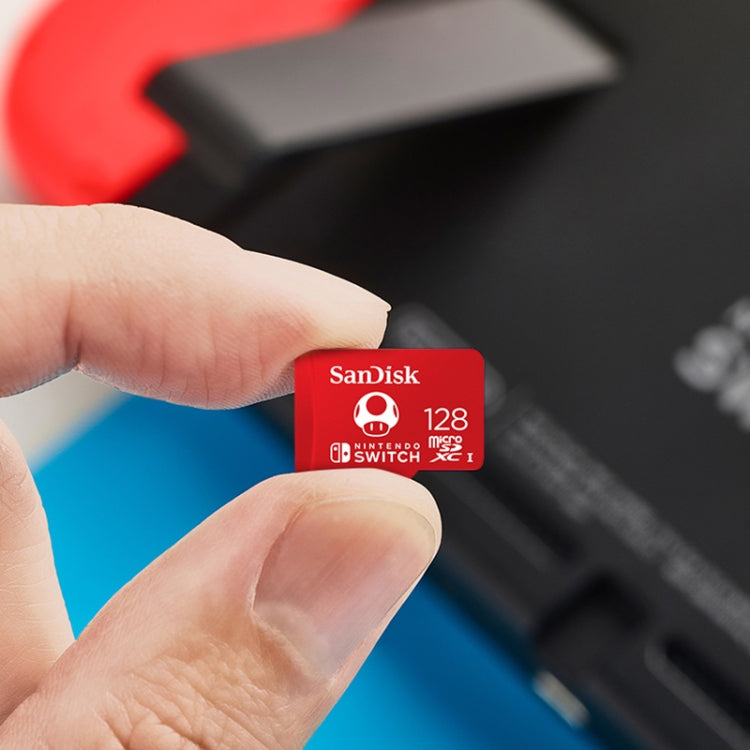 SanDisk SDSQXAO TF Card Micro SD Memory Card for Nintendo Switch Game Console, Capacity: 128GB Red - Micro SD Card by SanDisk | Online Shopping UK | buy2fix