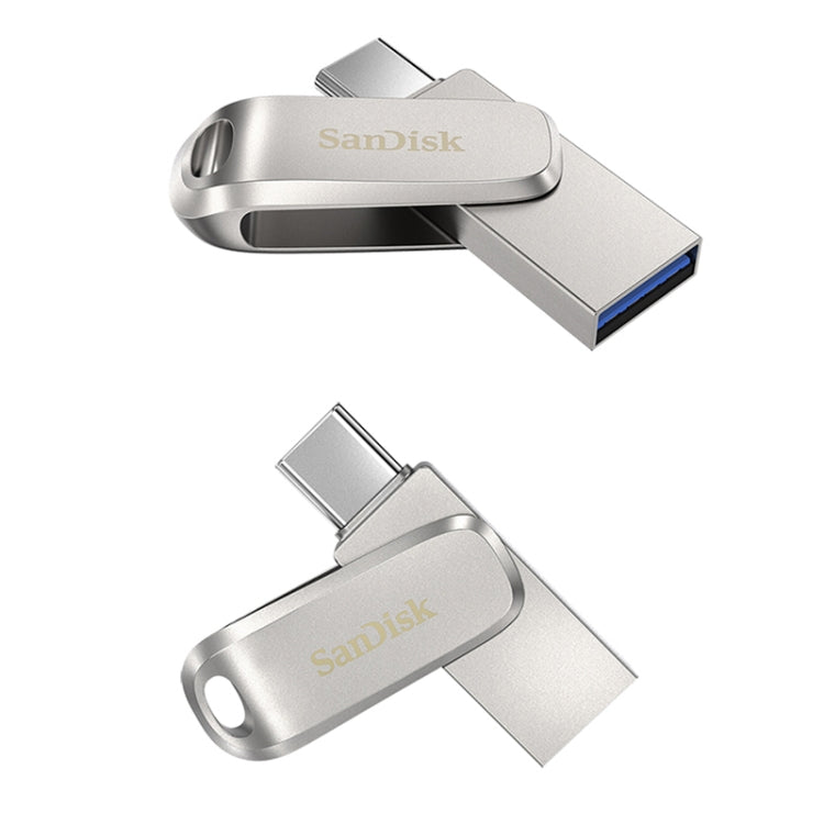 SanDisk Type-C + USB 3.1 Interface OTG High Speed Computer Phone U Disk, Colour: SDDDC4 Silver Metal Shell, Capacity: 32GB - USB Flash Drives by SanDisk | Online Shopping UK | buy2fix