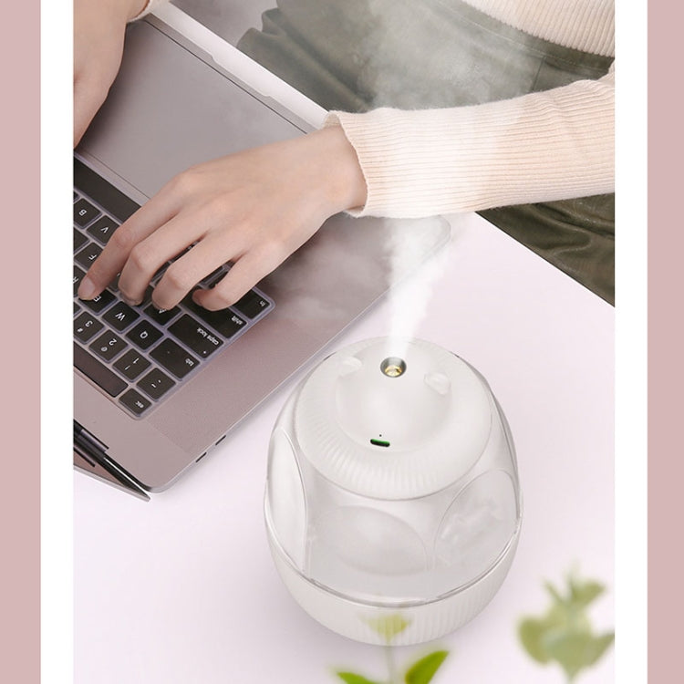 MJ010 USB Air Humidifier Home Small Bedroom Desktop Carousel Air Humidifier with Music Box, Product specifications: Battery Type(Pink) - Home & Garden by buy2fix | Online Shopping UK | buy2fix