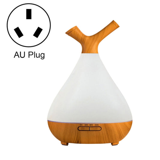 YCTA-008 Household Mute Small Wood Grain Colorful Light Aroma Diffuser Night Tree Air Humidifier, Product specifications: AU Plug(Light Wood Grain) - Home & Garden by buy2fix | Online Shopping UK | buy2fix
